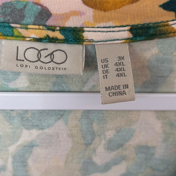 Logo by Lori Goldstein Style Name "Morgan" Tunic Top W/Pockets Size 3X - Picture 2 of 11